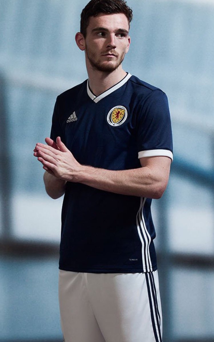 The new Scotland kit, set to be worn with pride during World Cup 2018 on the beach at Magaluf