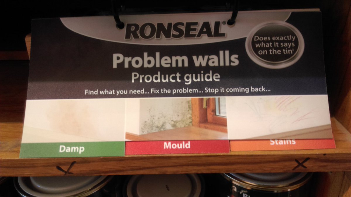 Imagine big budget companies could play a meaningful role in explaining why homes have #damp  and #mould. Sorry Ronseal