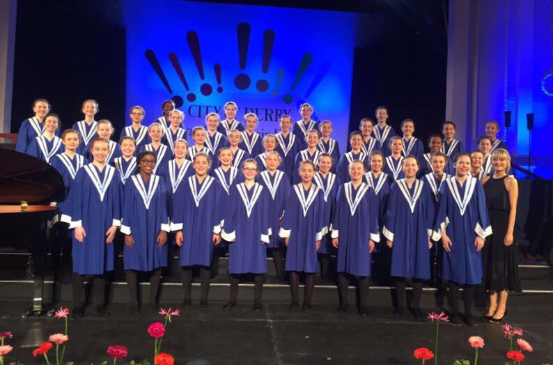 Our Gospel Choir who competed in the City of Derry International Choral Festival recently.