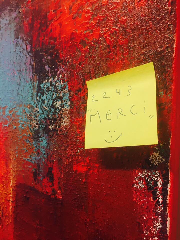 NamurArtTroc's tweet photo. 2243 "MERCI" aux visiteurs de #NAT2017, MERCI à tous les Artistes &amp; MERCI à nos partenaires &amp; aux 30 bénévoles ! Vive l'Art ! #NamurArtTroc https://t.co/ntxbKMRn42