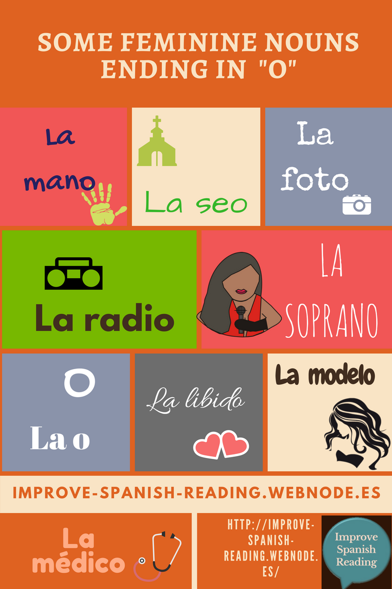 improve_spanish's tweet photo. Spanish nouns that end with -a are feminine, but there are exceptions. #learnSpanish #Spanishreadings #improvespanishreading #speakSpanish https://t.co/jpXXKpp1fR