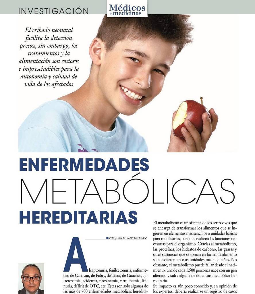 Metabolicos_es's tweet photo. Reportaje sobre #enfermedadesraras #pku #aku #msud #tyr1 #hcu #ucd hoy en Salud Total. Para saber más, visita nues… https://t.co/fAxmtTxFSJ https://t.co/vIlbfcsWD6