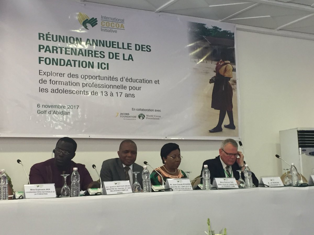 ICI_children1st's tweet image. Ministers of labour of both #CIV and #Ghana together at the ICI event on addressing #childlabour and the role of vocational training