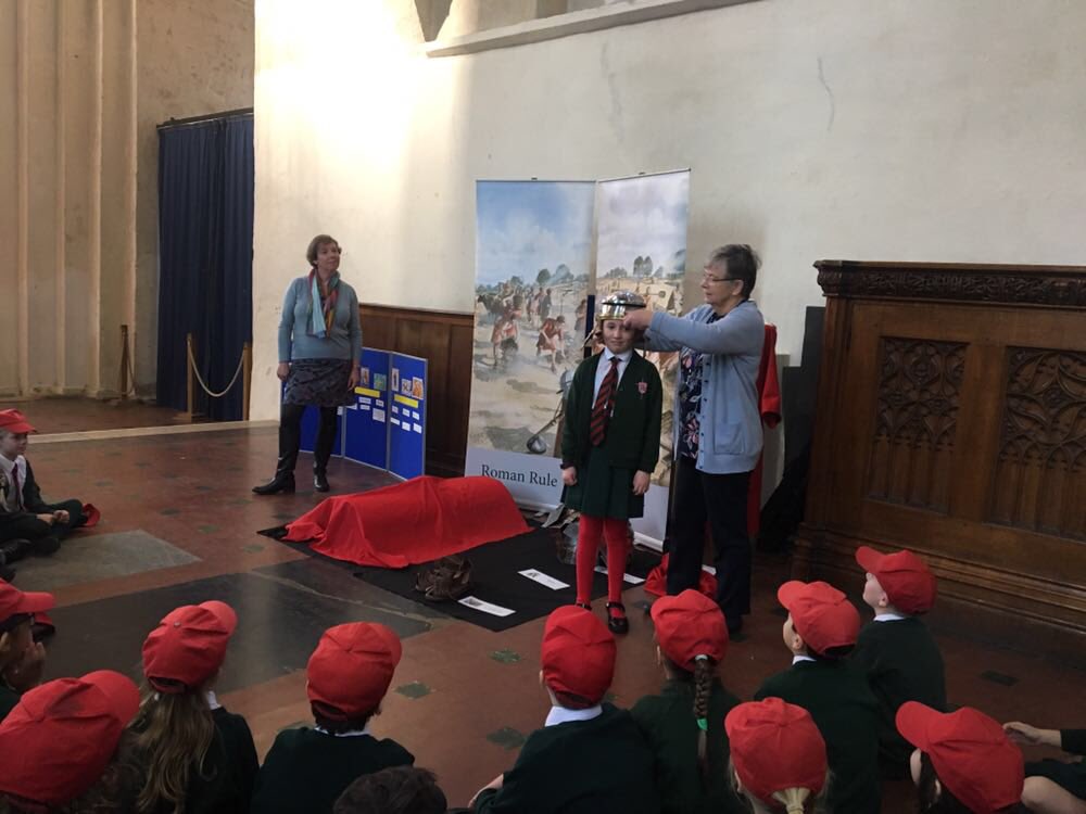 Year 4 learning about life at the Abbey.