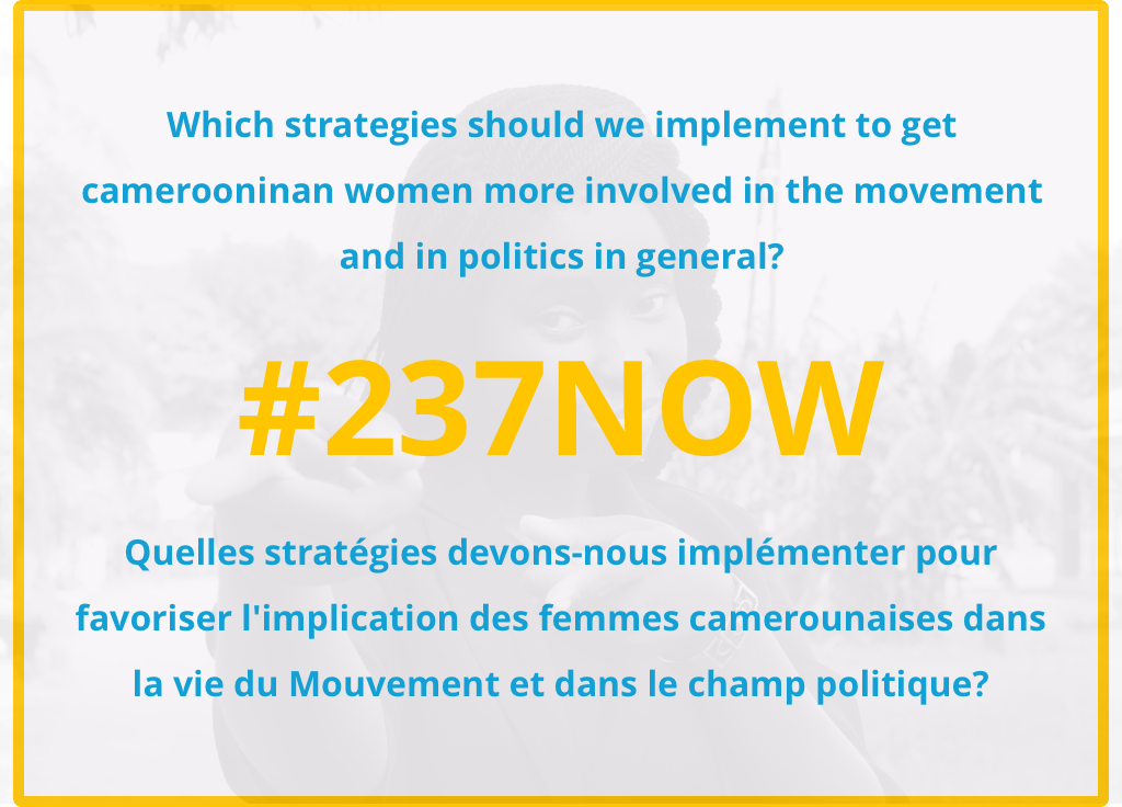 237Now's tweet photo. Votre question à discuter cette semaine dans vos groupes locaux  - The question to be discussed this week in your local groups #237Now #CMR https://t.co/mTRO8NL7zs
