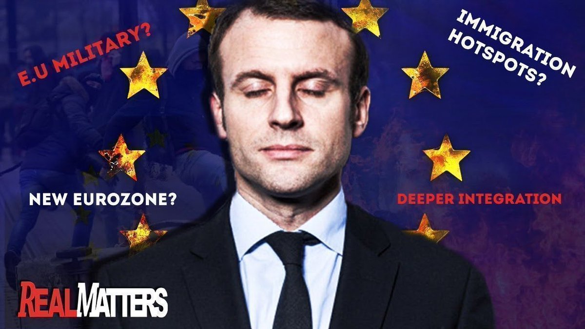 RealMatter_s's tweet photo. Did you know #France has a major plan for #European Union reform?
It involves a new #EU #military &amp; #economy
► https://t.co/vc8gjZHusE https://t.co/e4QSHPiojz