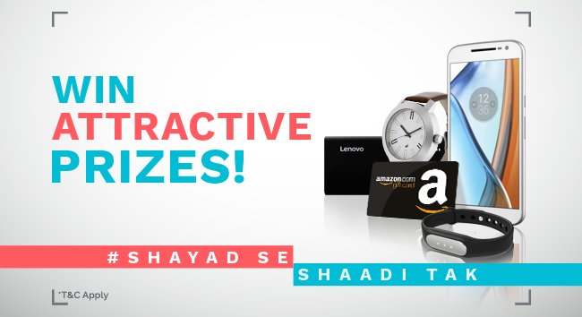 We are back with “The Mother Of All Initiatives.” Are you Ready to Participate in #ShayadSeShaadiTak #Contest ? #RT ❤️