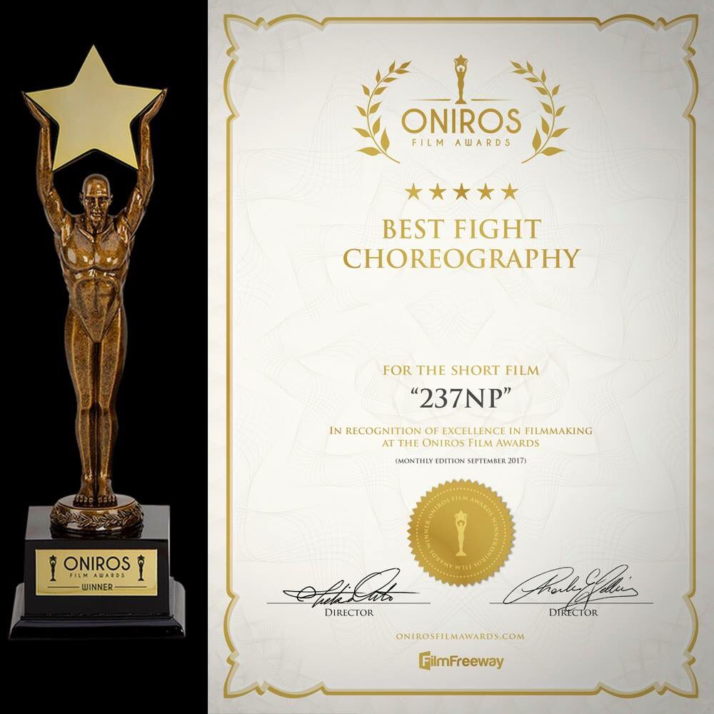 cinexinstudios's tweet photo. Comenzamos la semana!!
WINNER en Oniros Film festival 2017, Best fight choreography con 237np
#cinexinstudios #237np #onirosfilmfestival https://t.co/N3U0CAW2ue