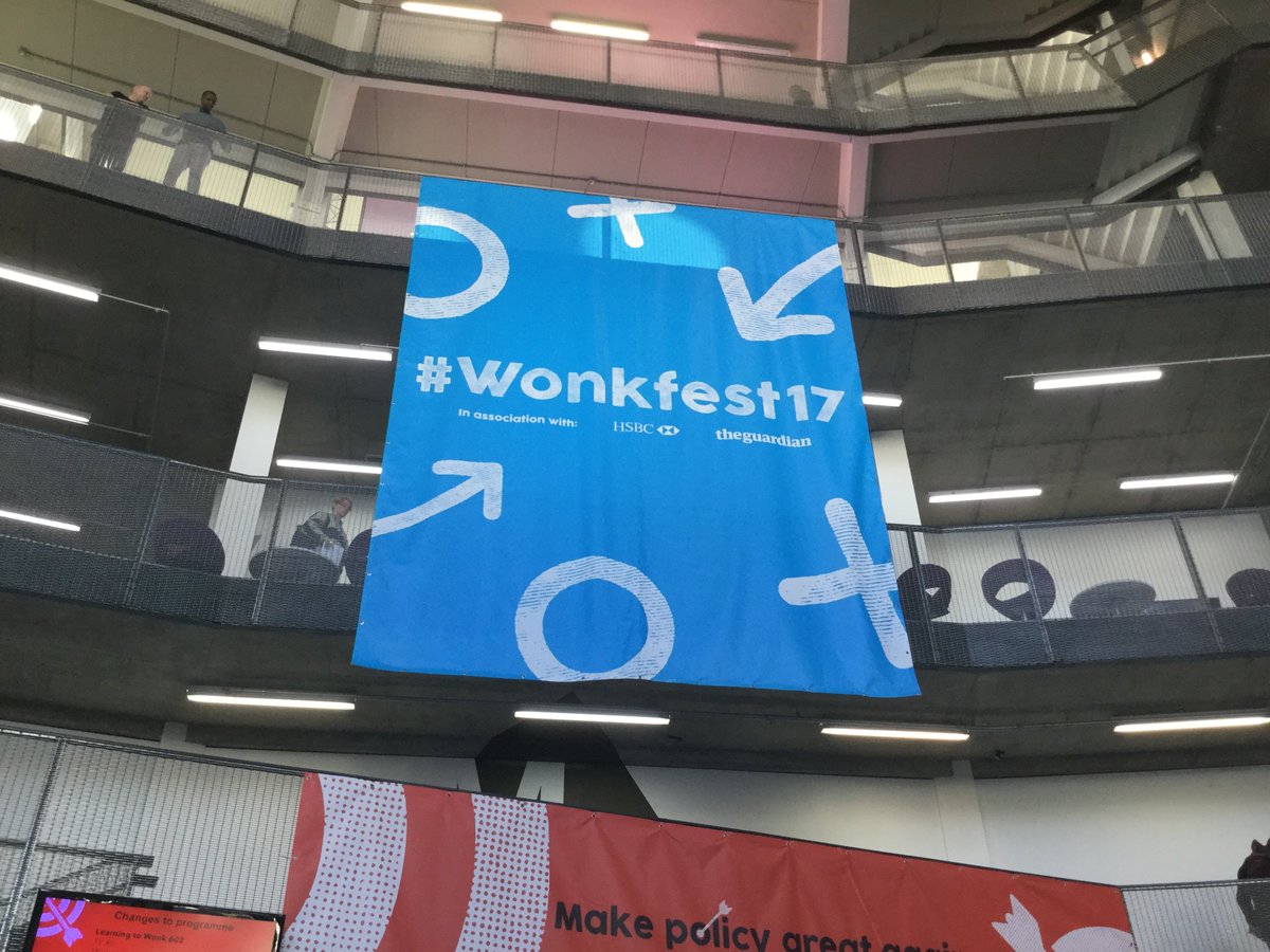 RavensbourneUK's tweet photo. Getting in the swing of things at #WonkFest17 🤩 Looking forward to two days of university related discussion https://t.co/GD9epx3Qj1 @Wonkhe https://t.co/rMJZXdKI72
