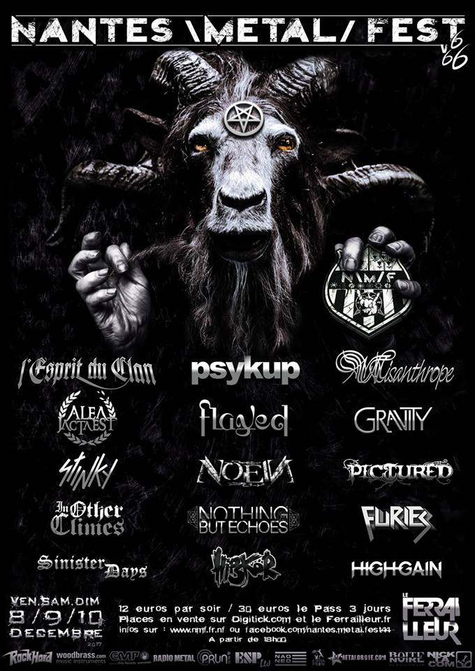 #Concours 🎁 Gagnez des Pass 3 jours et des places à la journée pour le #NantesMetalFest ! 

➡ bit.ly/2lVLTQs