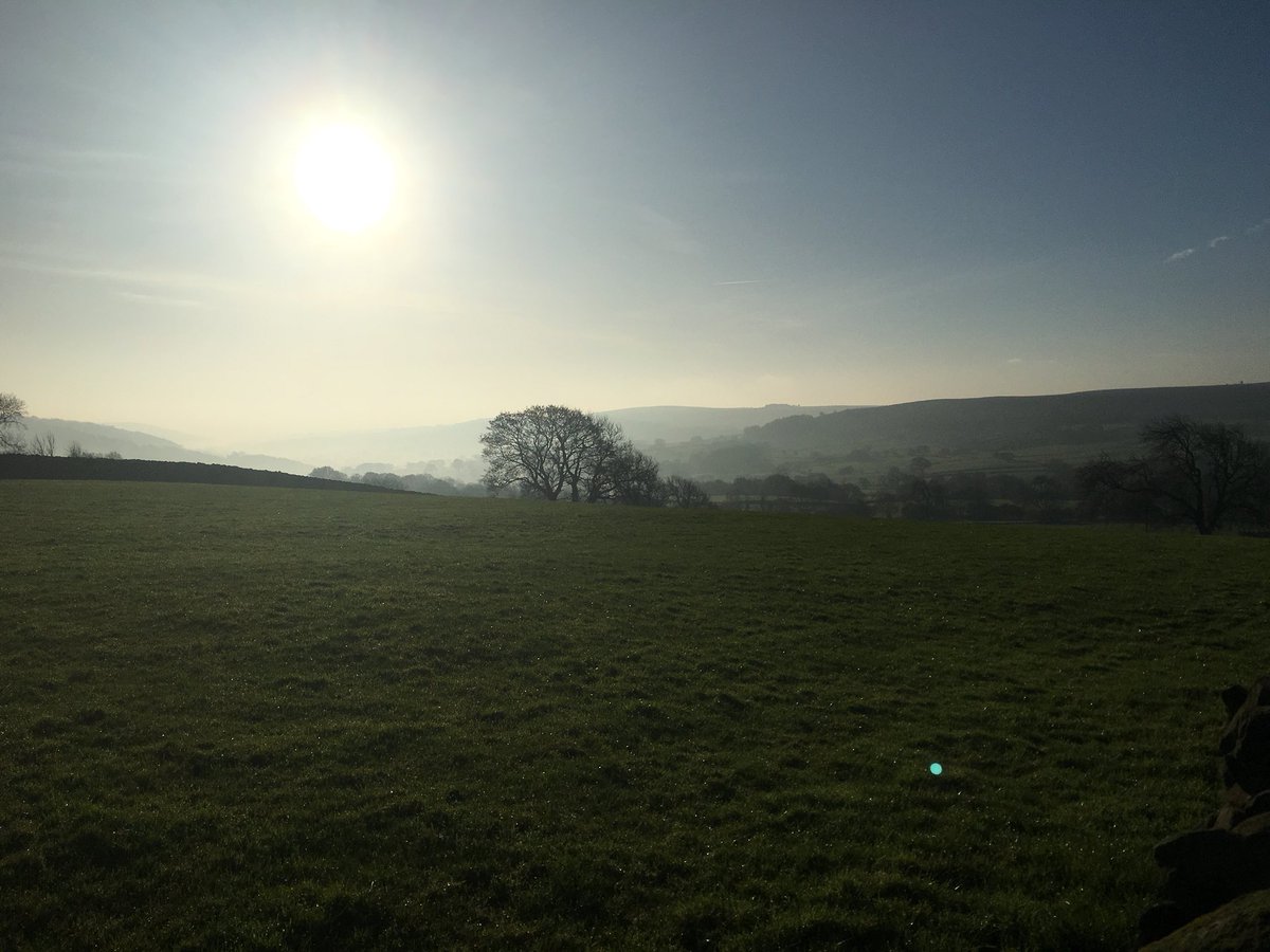 TimbleInn's tweet photo. It was looking very ethereal here at The Timble Inn this morning. Brightened up into a glorious day now! #SummerFinallyHere? https://t.co/oTlyGcMlOc