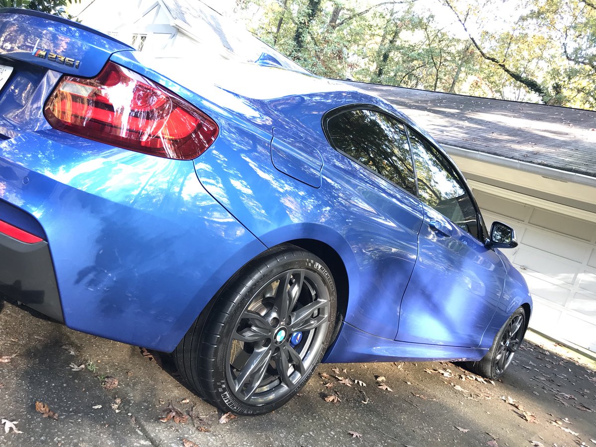 #bmw #m235 #detailed by #ecoautoclean in #atlanta schedule your #detail today!