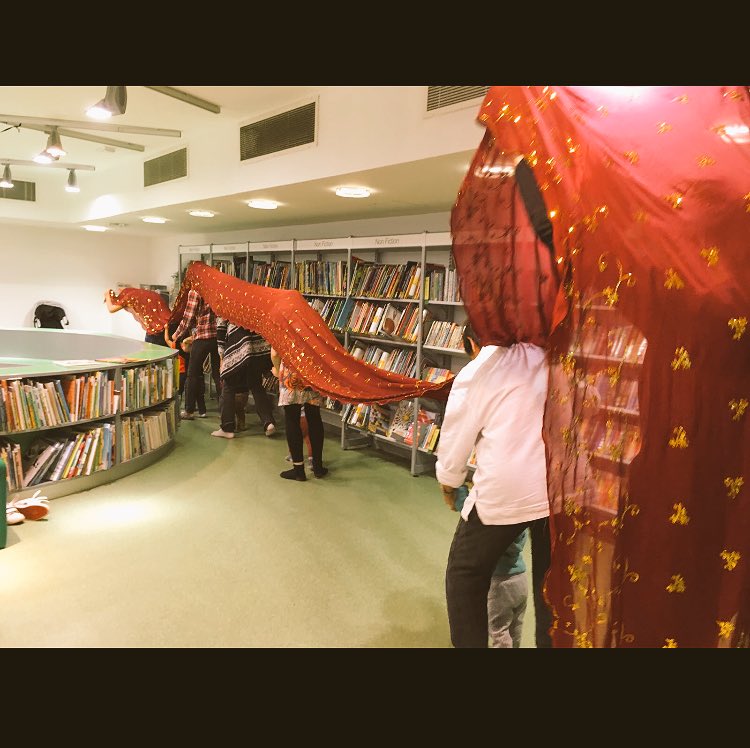 DanceWest1's tweet photo. @ace__london Thank you! We love our programme #DancingBooks We are live from @WCCLibraries #ChurchStreetLibrary https://t.co/7YaVlEhG23