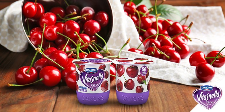vitasnella's tweet photo. Lasciati conquistare da #Vitasnella gusto #ciliegia in pezzi. Scopri i valori nutrizionali: https://t.co/9EBw3UsG48 #iomisentoleggera https://t.co/LZdYMitUbe