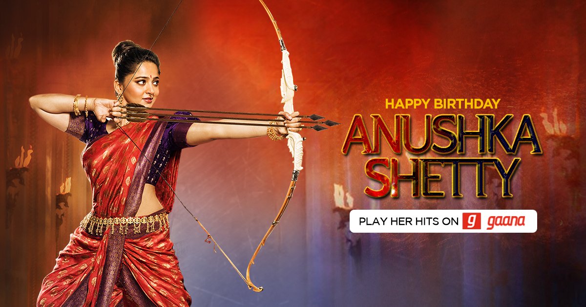 Wishing this warrior princess, Anushka Shetty a very Happy Birthday! 
Play her hits here:  