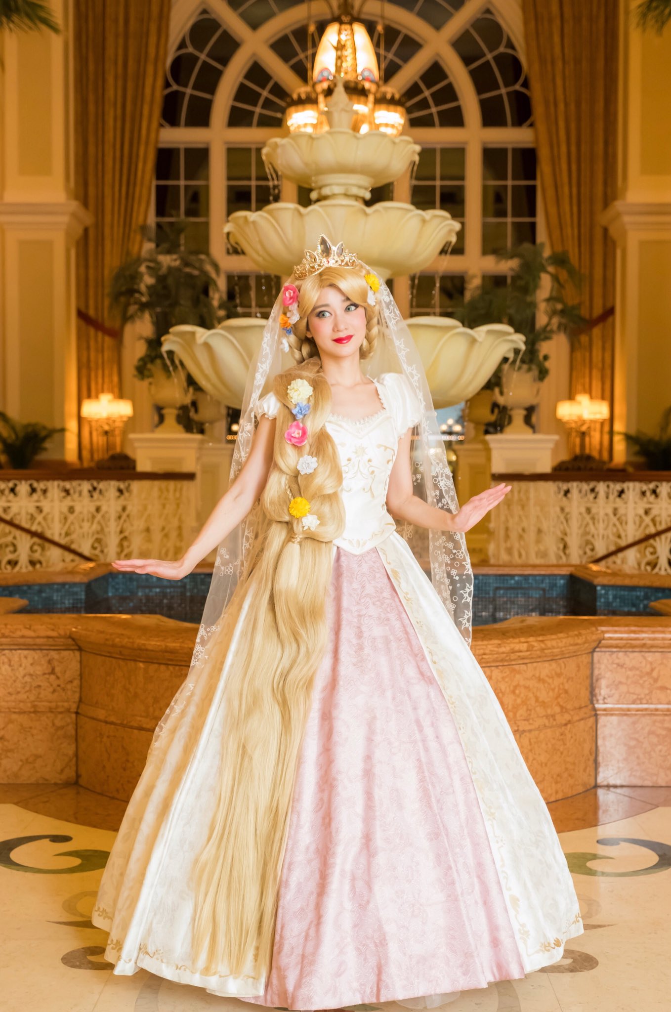 フリー出品 ラプンツェル 妬く ウィッグ dハロ仮装 ディズニー フリー出品 ラプンツェル 妬く ウィッグ dハロ仮装 ディズニー