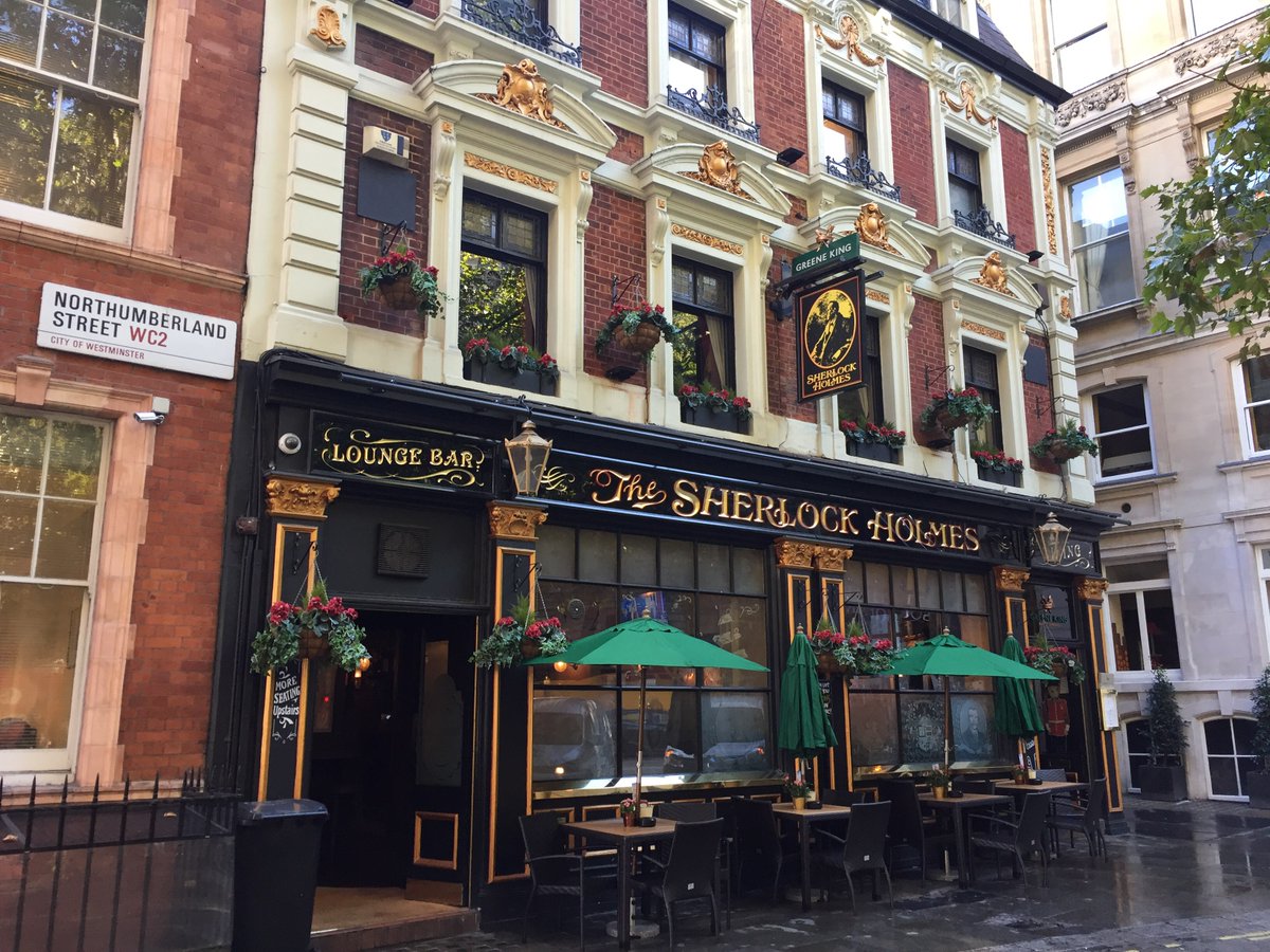 Sherlock Holmes on Northumberland Street. Now there’s no excuse not to find us..😊