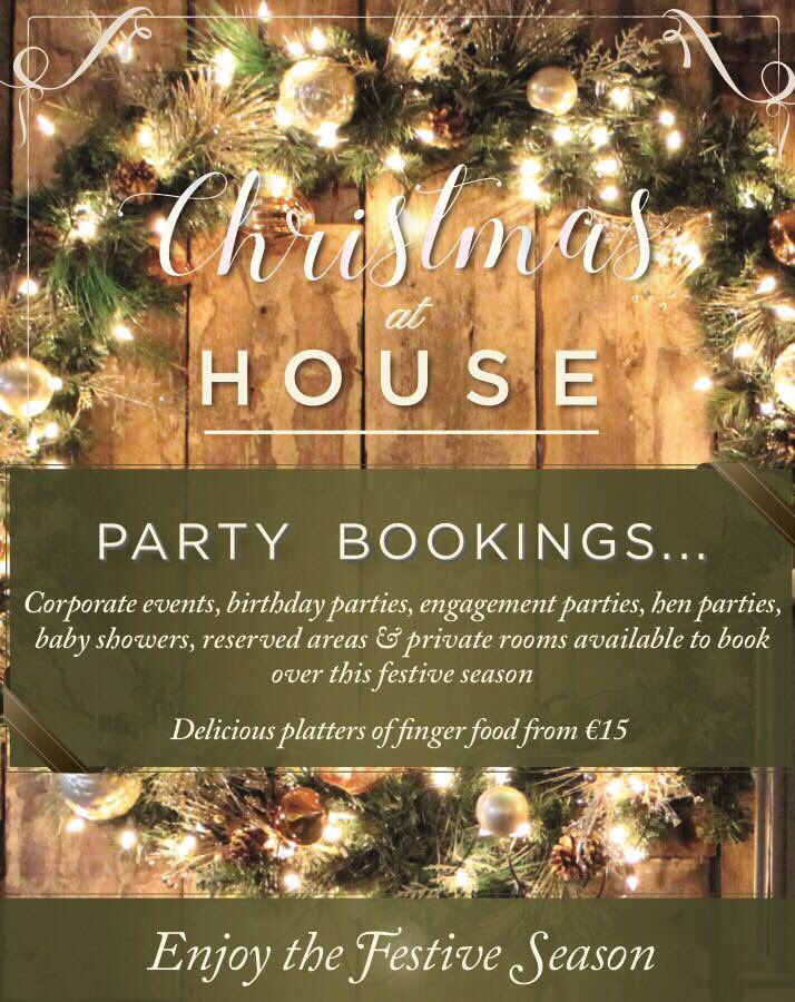 house_limerick's tweet photo. 7weeks🎅will have come& gone 🎄let us look after you over the festive period🍻🍸#christmas #afternoontea #food #drinks #latebar #reservedarea https://t.co/nfH10fdOGY