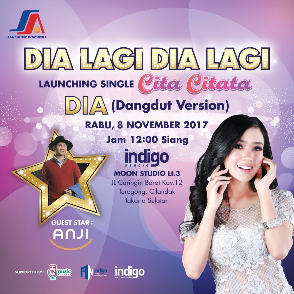 7215Sayu's tweet photo. Udah gak sabar nih nunggu launching single barunya @cita_citata @SaniMusicID #citacitata#newsingle#DialagiDialagi https://t.co/zRxvavtjEo