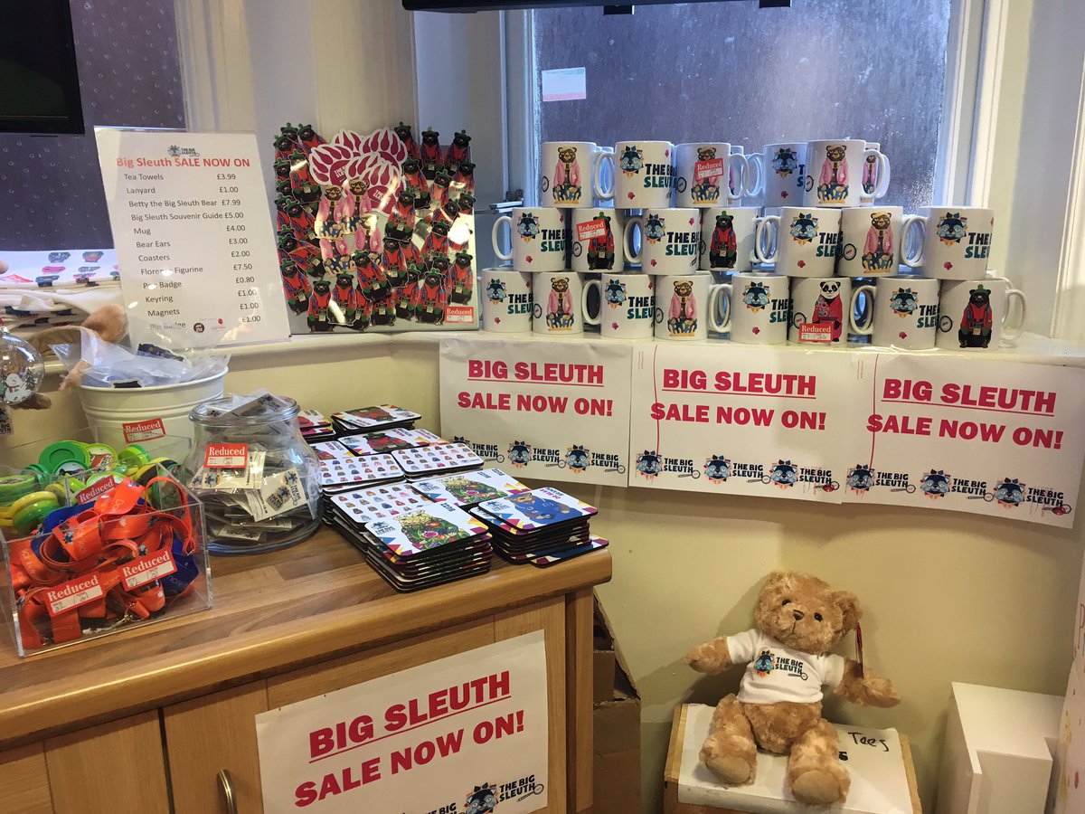 TheBigSleuth's tweet photo. BIG SLEUTH SALE NOW ON! Visit the Fundraising Hub at @Bham_Childrens or shop online! https://t.co/Hfy65me6cn