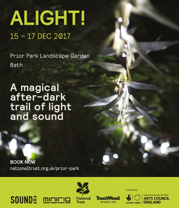 soundukarts's tweet photo. #Alight! @NTPriorPark @nationaltrust Magical after-dark trail of light + sound @birdtwitchr @muffled1 #WayneBinitie https://t.co/0vupYr7Gcl https://t.co/eSNuiJjhMa