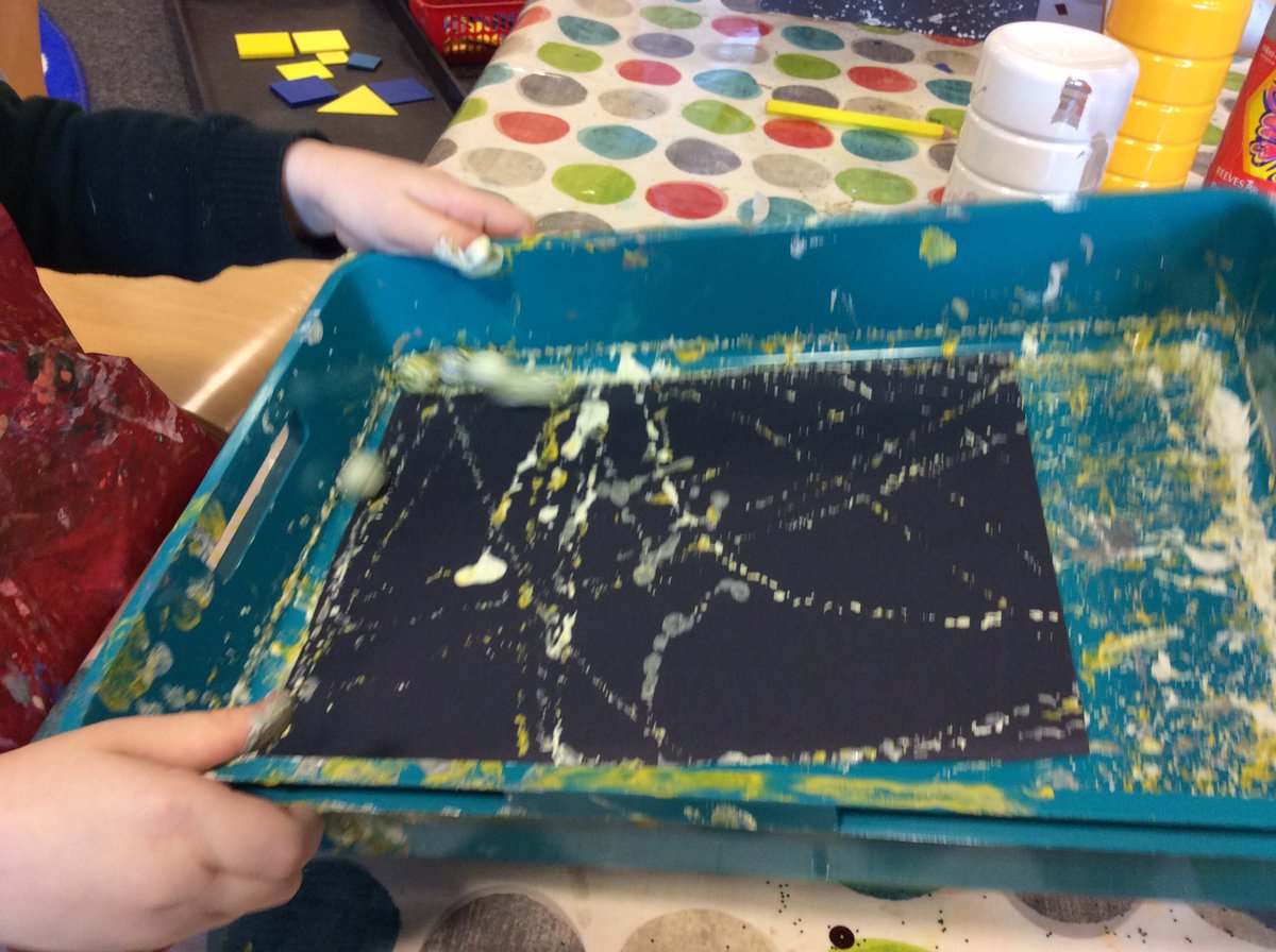 TGPS_NorthLincs's tweet photo. F1 have been creating galaxy paintings, linking to our shape rockets. #TGPSeyfs #TGPSExpressiveartsanddesign #TGPSPhysicaldevelopment https://t.co/JNHdWXumB1