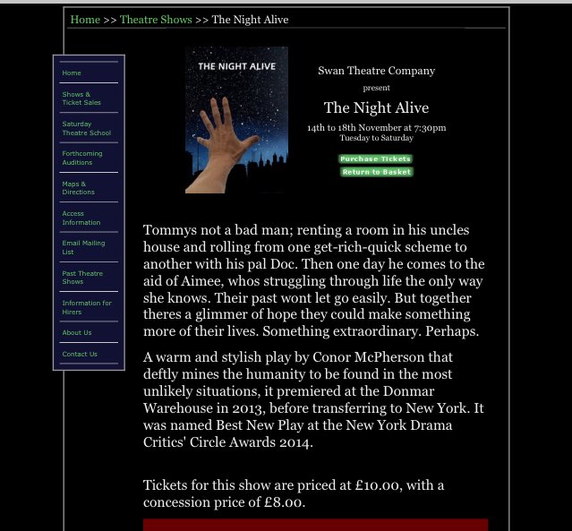 swantheatre's tweet photo. https://t.co/grIvatClpQ Grab your tickets now! #TheNightAlive https://t.co/ClC1MdbuxJ