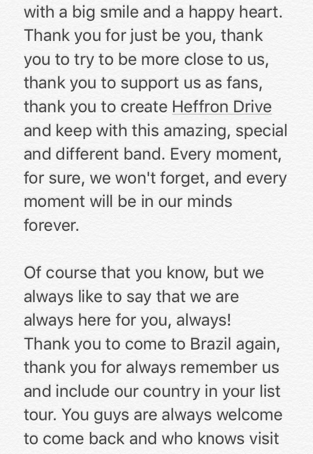 Heffron Drive Brasil tweet media