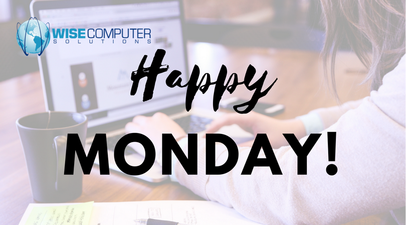 WiseComputersGA's tweet photo. Happy Monday from the team at Wise Computers Solutions! We hope you have a great week! https://t.co/CmJz1HNac6