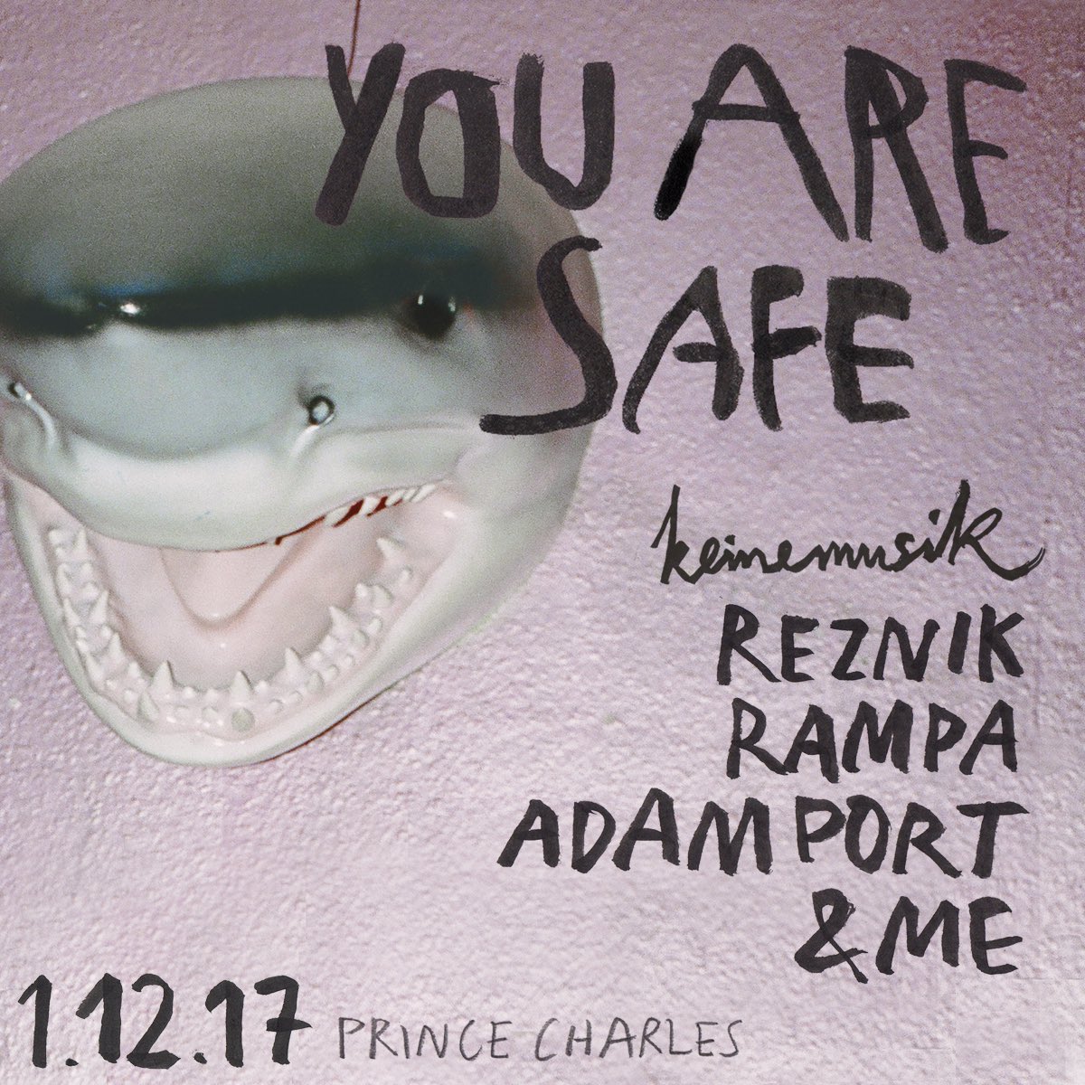 Keinemusik - You Are Safe at Prince Charles. We call it the KM Weihnachtsfeier 🌲 01/12/17 Tickets at RA 💻 residentadvisor.net/events/1034151