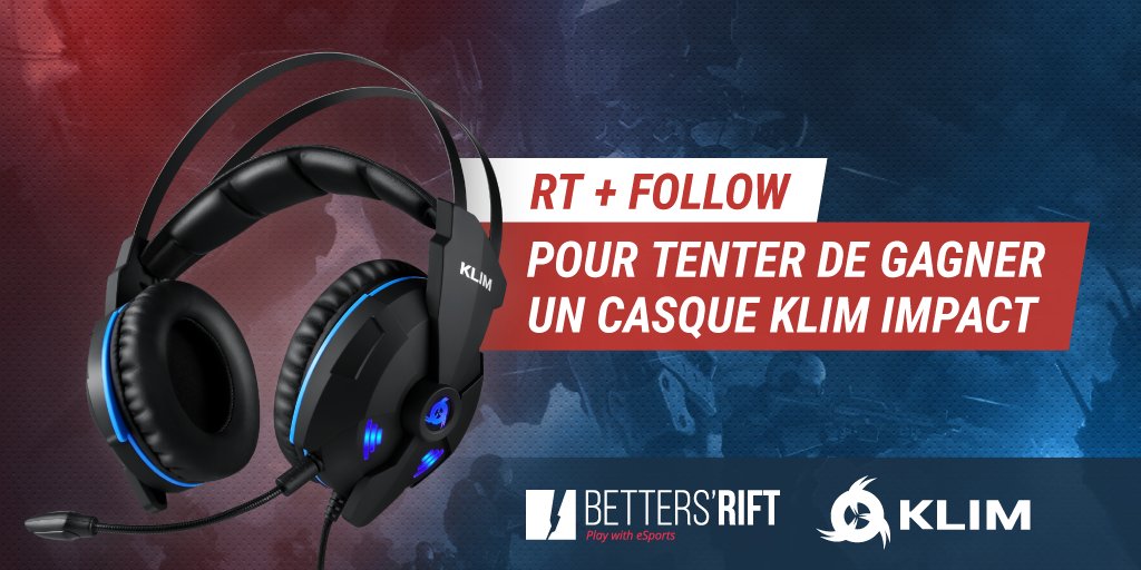 bettersrift's tweet image. 🎁Un petit #CONCOURS pour fêter la Saison 2😀🎁

#RT + #Follow @bettersrift et @KLIMTechs 

Pour tenter de gagner un casque KLIM IMPACT !
