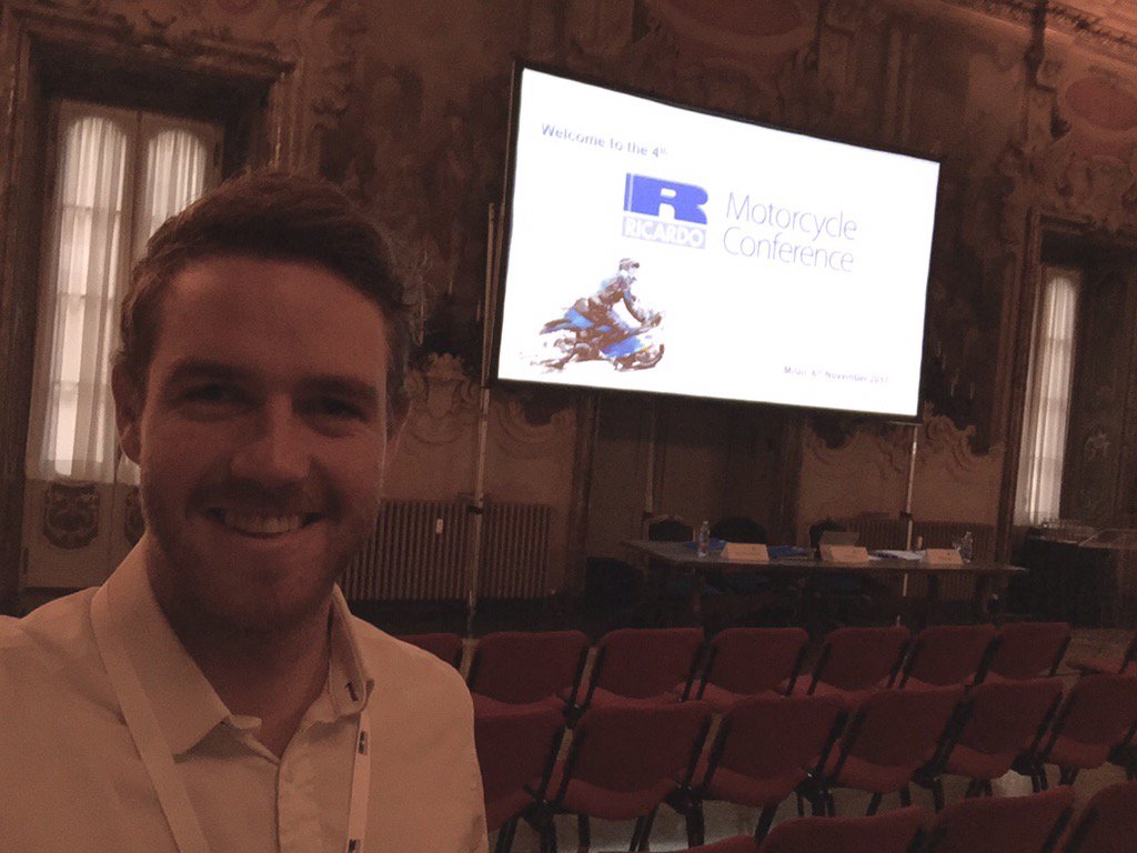 R_Carsti's tweet photo. I attended the Ricardo Motorcycle Conference - Riding Future Developments. A career highlight. #EmotionalIndustry. https://t.co/ailHxrOllN