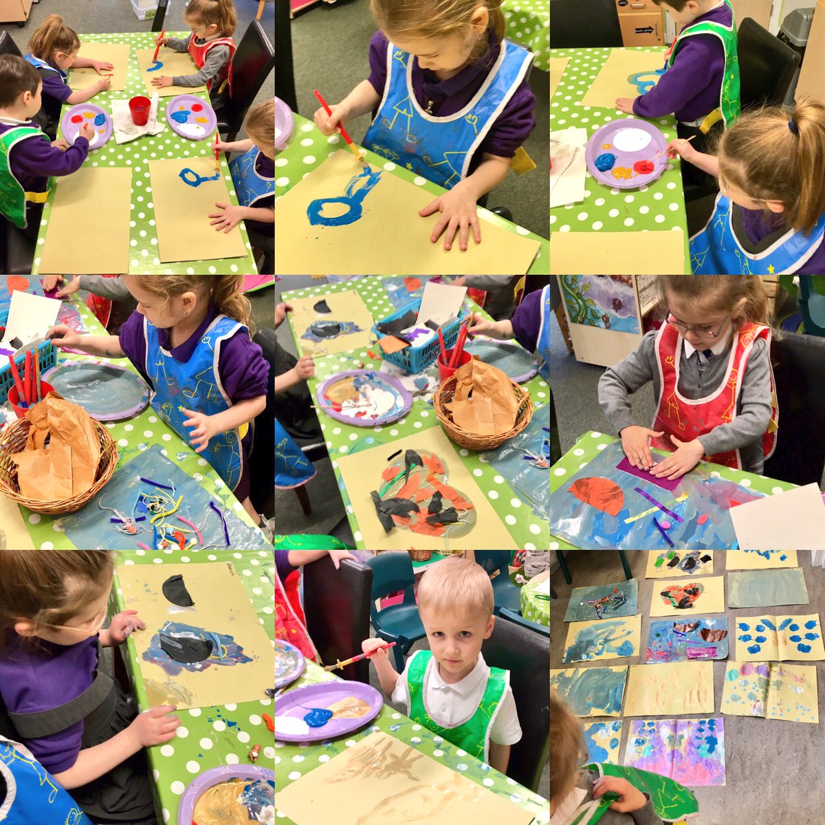 JaneA_Nurture's tweet image. Lots of chat about each other&apos;s artwork and lovely descriptions of our own pieces. #expressivearts #expressivelanguage #creativity