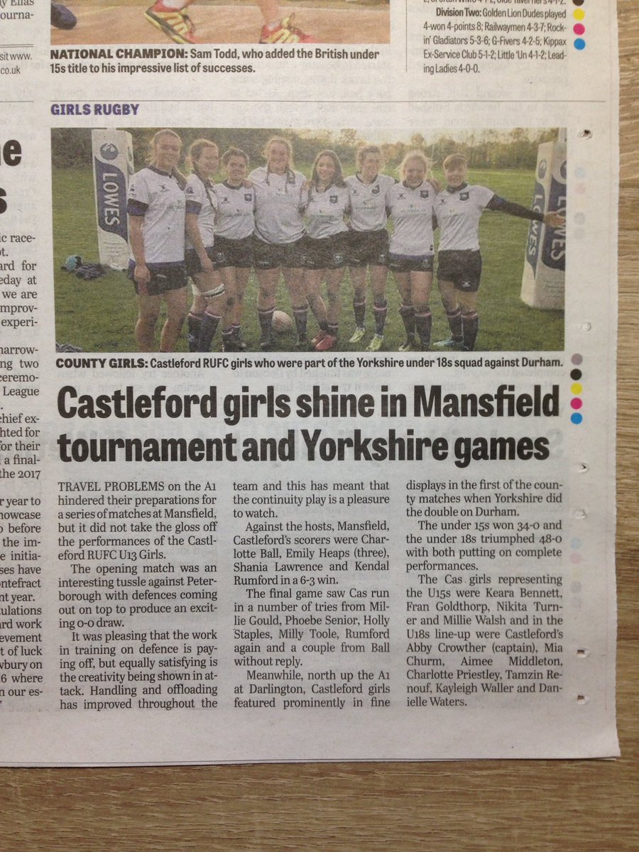 JulieRenouf's tweet photo. @tamzinrenouf123 @cas_rufc @YRFU_Official @PandCExpress #proudmum #proudclub #countysuccess !! https://t.co/IgdOWqH5KT