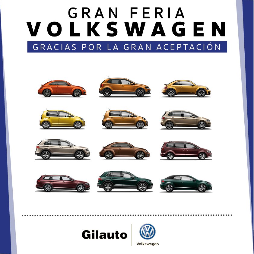 VWGilauto's tweet photo. ¡GRACIAS POR LA GRAN ACEPTACIÓN!Os recordamos que hasta mañana martes continuarán vigentes nuestras ofertas. #Volkswagen #Gilauto #Granada https://t.co/IIdLR675tT