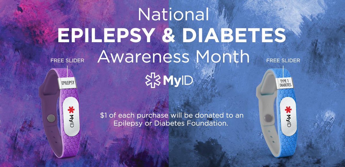 GetMyID's tweet photo. Who knows someone living with diabetes or epilepsy?#peaceofmind #EpilepsyAwareness #DiabetesMonth
#getmyid https://t.co/wyXPCeMS6m