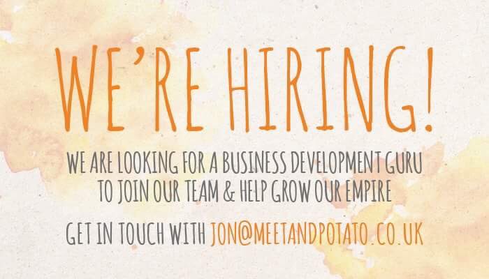 STOP WHATEVER YOU'RE DOING! 

Meet &amp; Potato are hiring in our Liverpool office... #eventprofs #jobactionday #liverpool #JobVacancy