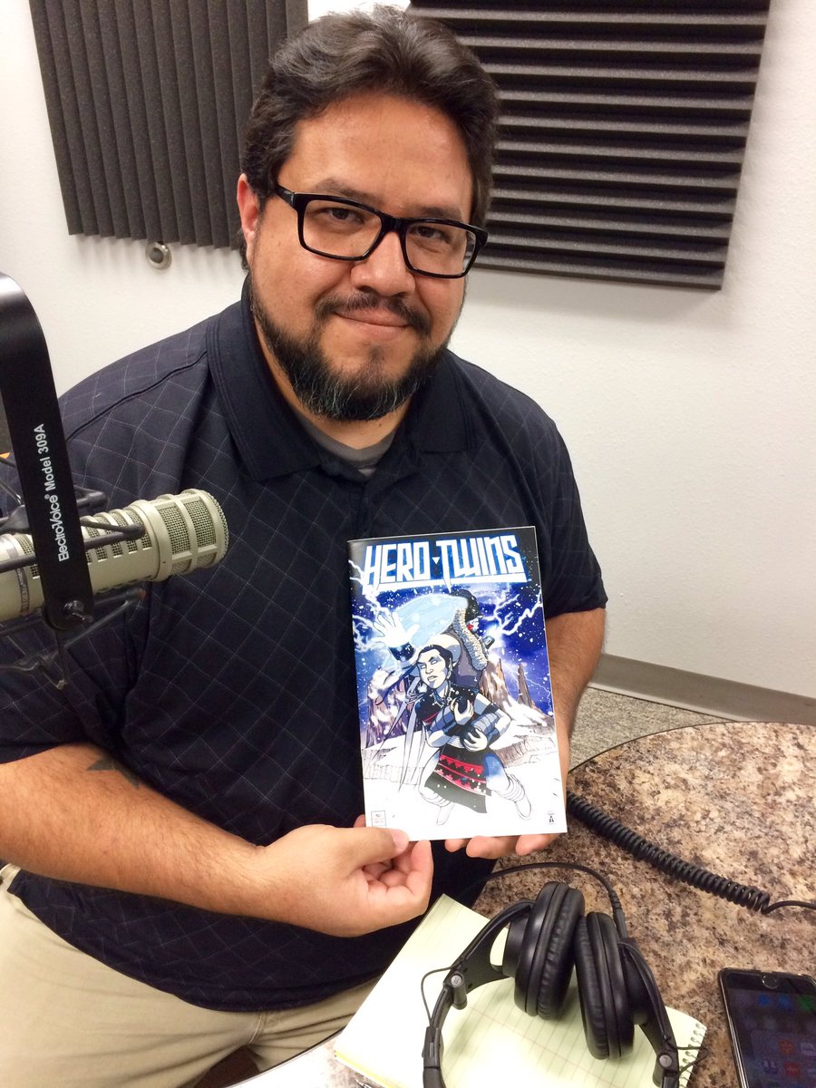 taran8v's tweet image. .@daledeforest here with us @180099native in #Studio49 we are ready to get into Volume 1 of #HeroTwins as our #November Book of the Month