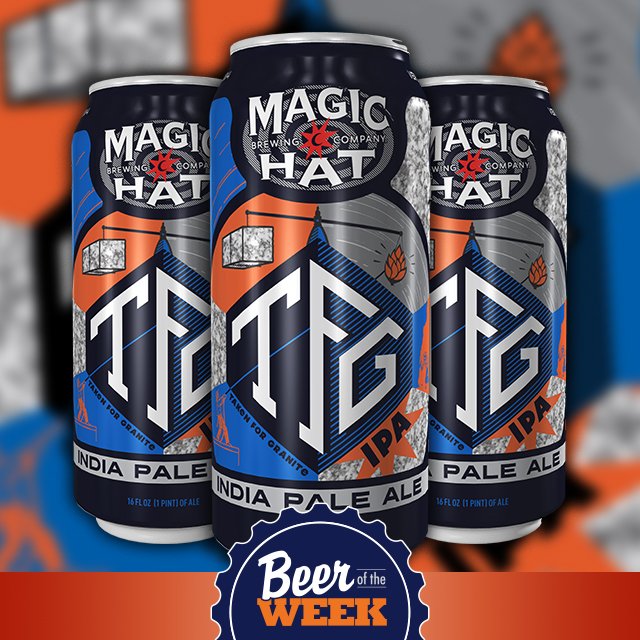 gotbeerdotcom's tweet photo. Our beer of the week is @magichat Taken For Granite, a juicy IPA with hop notes of grapefruit, orange, peach, and cherry. https://t.co/hiG2D3dbz3