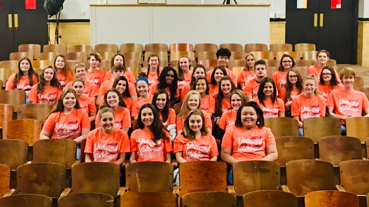 CrystalStuco's tweet photo. Just a casual auditorium picture before we head to Desoto for districts! https://t.co/oER6VeCLyv