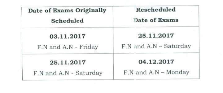 auceoupdates's tweet photo. #AnnaUniversity #Examsscheduled #ChennaiRains #Chennai #Engineering #chennaifloodtrap #ChennaiRains2017 #Exams #rescheduled https://t.co/uz7nOVhHDO