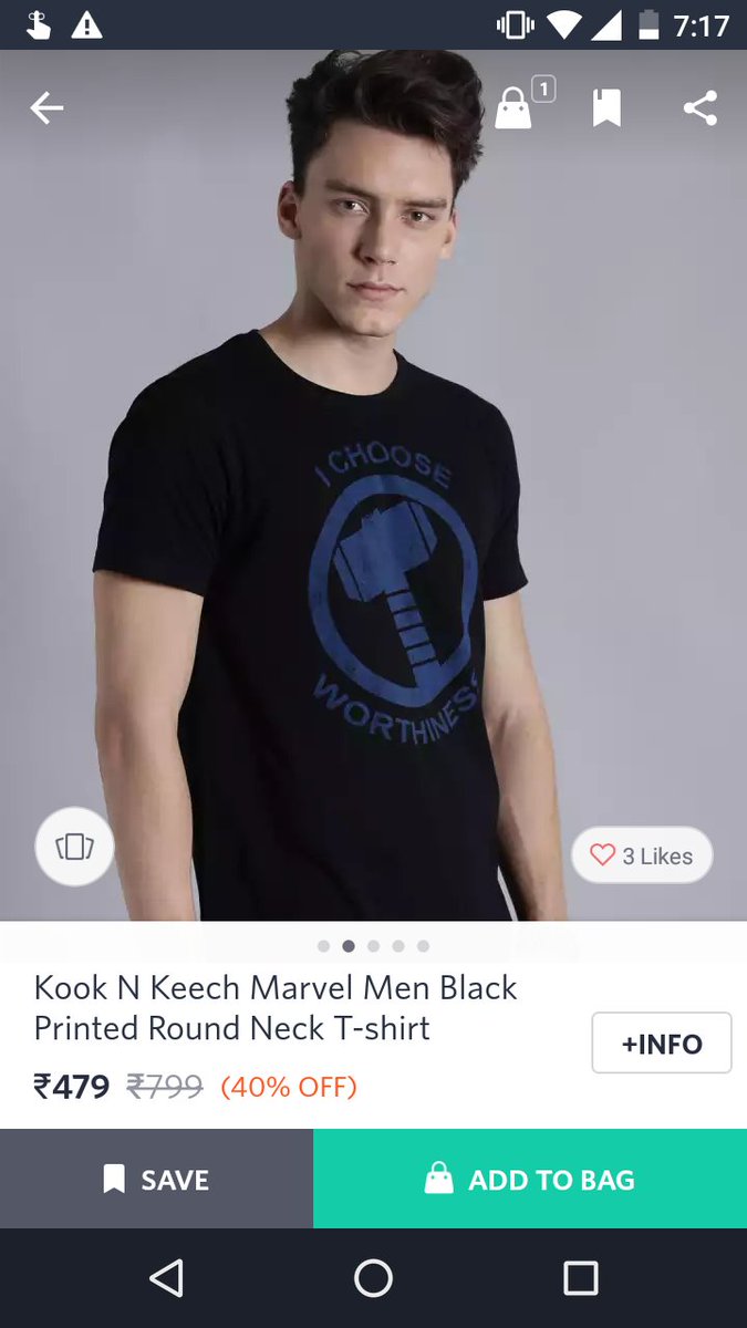 myntra sale mens t shirts