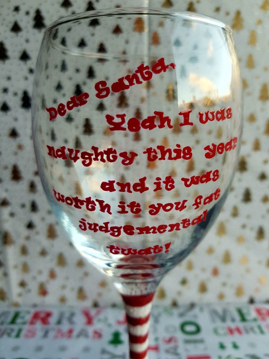 unicornpoopBTQ's tweet photo. NEW!!!! #etsy : Offensive Santa hand decorated glass! #christmas #offensivegifts #offensivechristmas #offensivegift https://t.co/QIYOsRhKsJ https://t.co/vWAnrxgOXJ