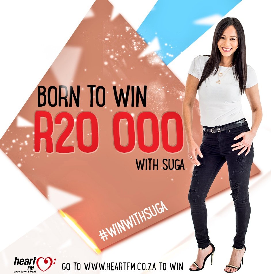 Go to heartfm.co.za to stand a chance to win R20,000 with <a href="/Sugafunk/">Suga_Funk</a>. Tune into #Drive326 to increase your chances of winning!