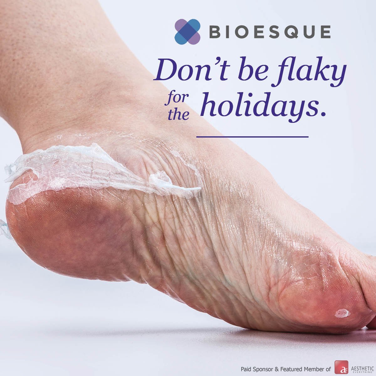 Don't be flaky for the holidays. Shop <a href="/Bioesque/">Bioesque</a> at bioesquebeauty.com today! #Bioesque #SkinCare #BeautyBloggers  #plasticsurgery