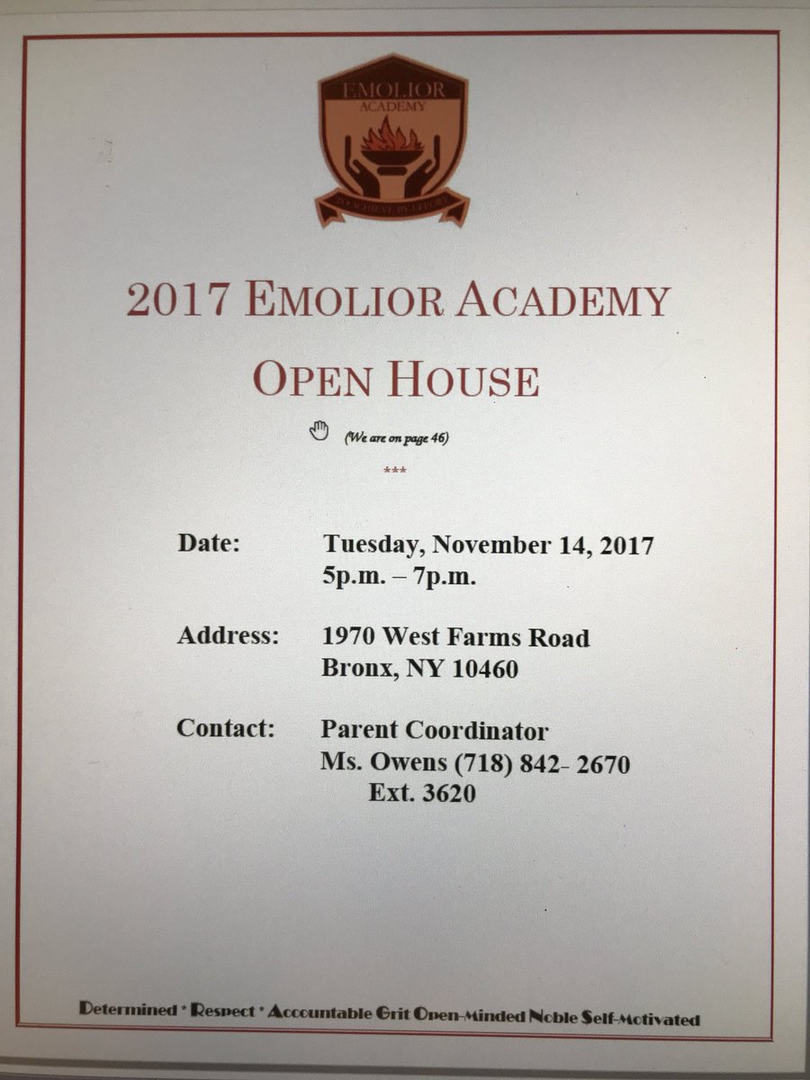 EmoliorAcademy's tweet photo. Emolior Academy Open House November 14th. https://t.co/OnbBrxnny1