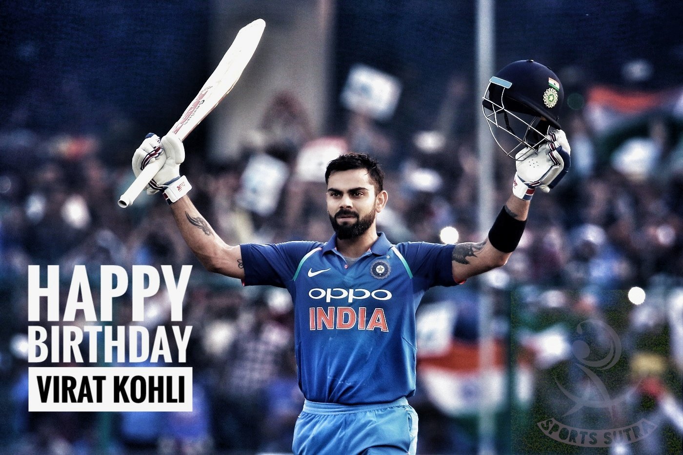 Happy birthday VIRAT KOHLI..
. 