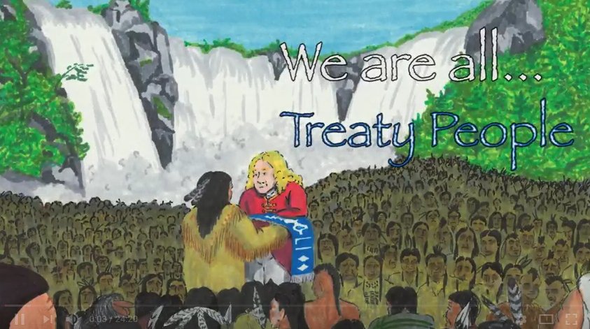 Treaties Recognition Week in #ON. Take a look at this video of the the Anishinabek Nation dev. book "We Are All Treaty People."#TreatyON
