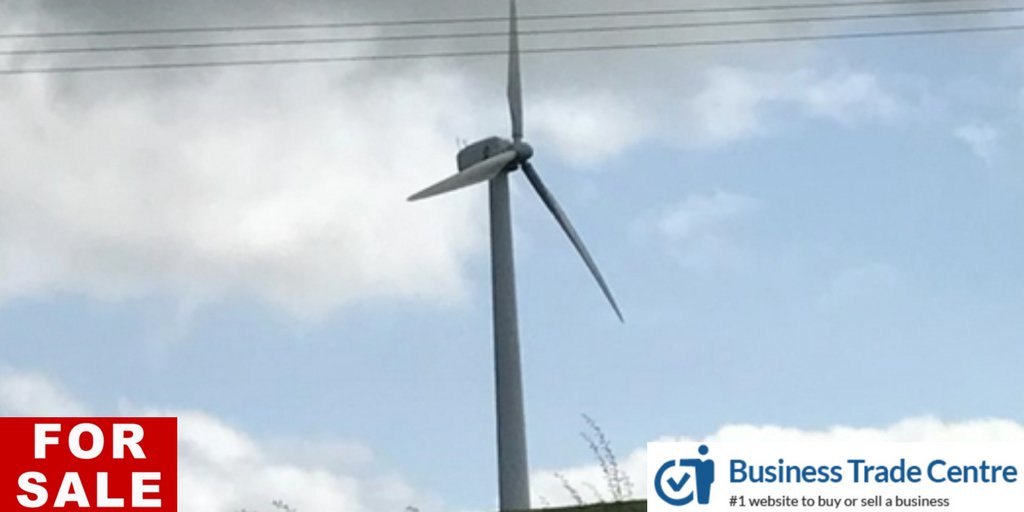 Businesstradeuk's tweet photo. Freehold Energy Generating #WindTurbine In #NorthWales #ForSale > https://t.co/gQthdZznqE #Ruthin #BusinessBroker #BusinessForSale #Energy https://t.co/dkHdXgCOD7