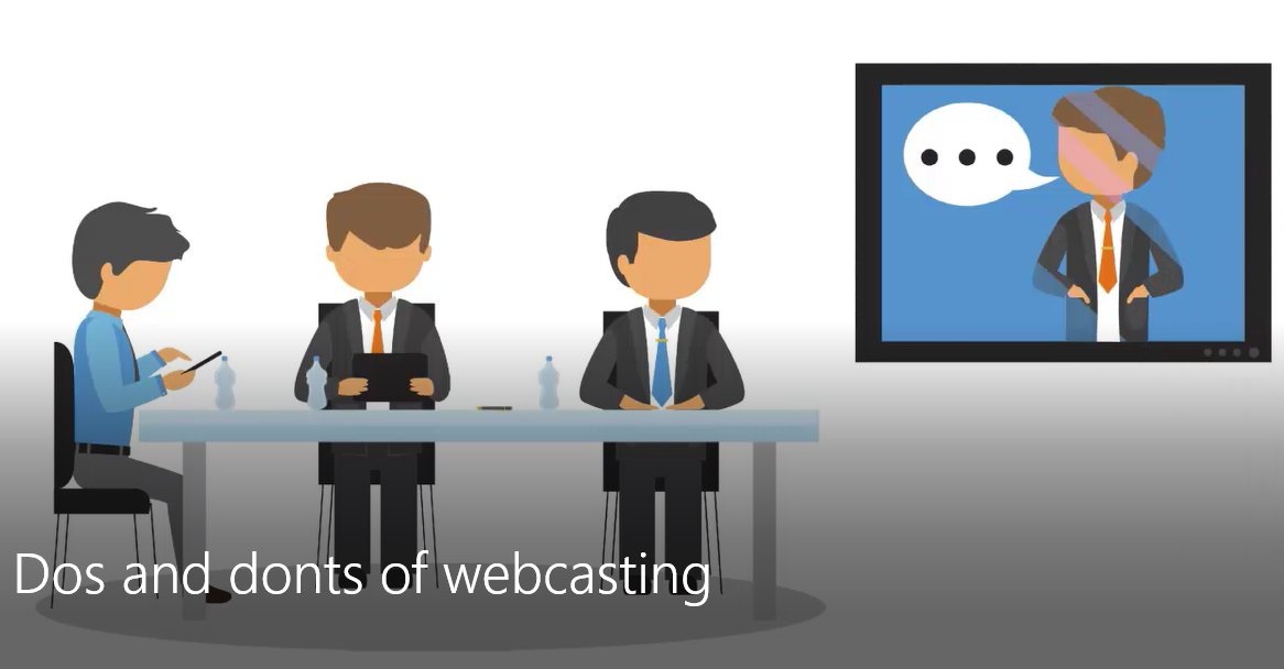 PGi's tweet photo. We're making it easy for you: watch the do's and don'ts of webcasting here! https://t.co/ZkLnz9kFcu https://t.co/PBUSA3FH8F